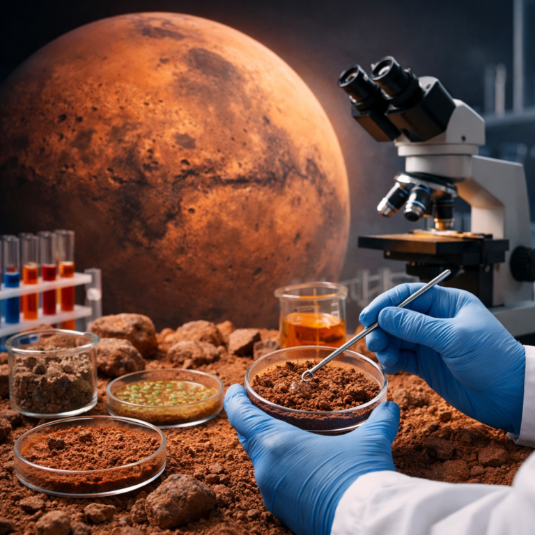 Experimentos revelan que microorganismos pueden sobrevivir en suelos que simulan Marte
