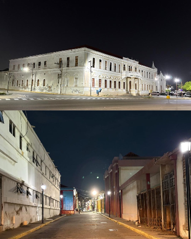 Gobernación del Zulia culmina iluminación externa del Hospital Central de Maracaibo