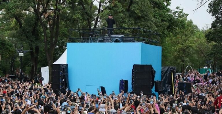 Danny Ocean reunió a miles en concierto gratuito en Ciudad de México
